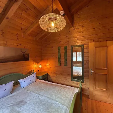 Blockhaus Holzzeit Im Bayerischen Wald