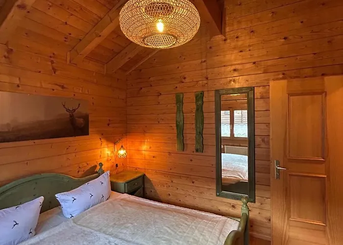 Blockhaus Holzzeit Im Bayerischen Wald
