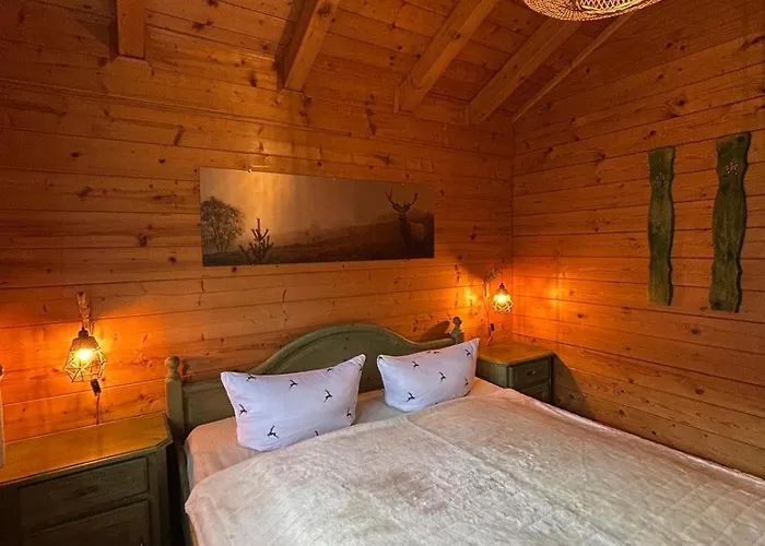 Blockhaus Holzzeit Im Bayerischen Wald *